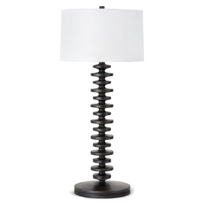 Fishbone Buffet Table Lamp (Ebony)