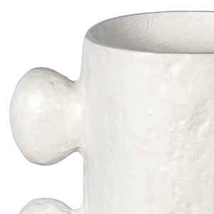 Sanya Metal Vase Small (White)