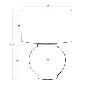 Deacon Ceramic Table Lamp