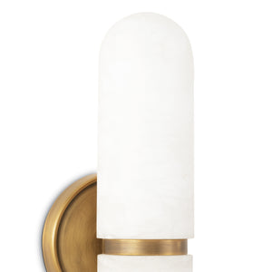 Salon Sconce Small (Natural Brass)