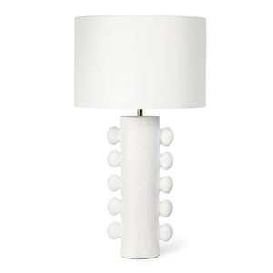 Sanya Metal Table Lamp (White)