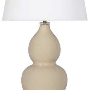 June Ceramic Table Lamp (Ivory)