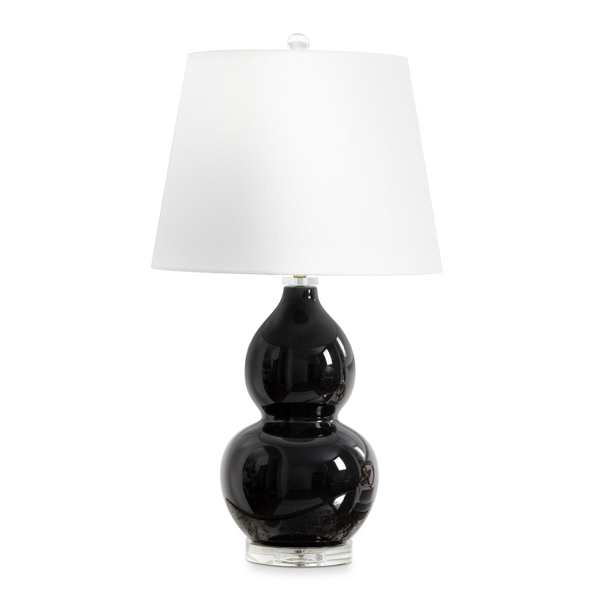 June Ceramic Table Lamp (Black)