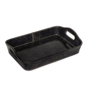 Derby Parlor Leather Tray (Black)