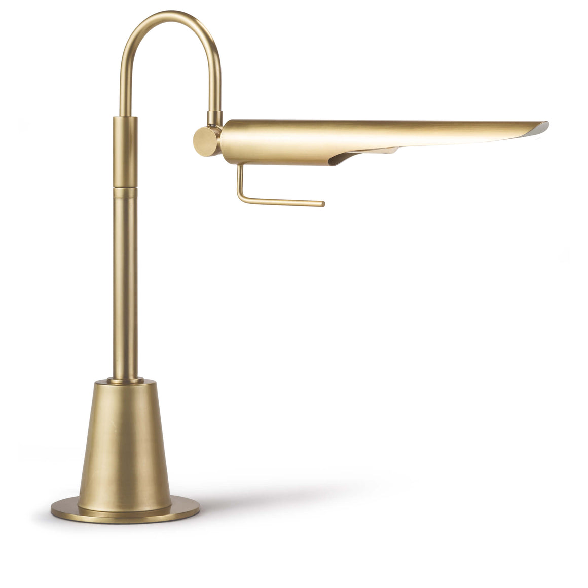 Raven Task Lamp (Natural Brass)