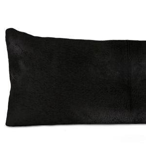 Morgan Hair on Hide Rectangle Pillow (Black)