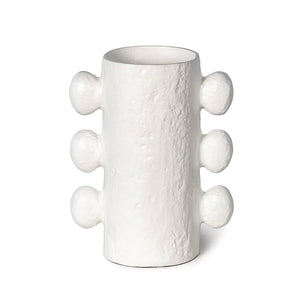 Sanya Metal Vase Small (White)