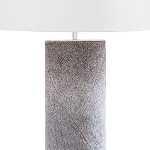 Andres Column Table Lamp (Grey)