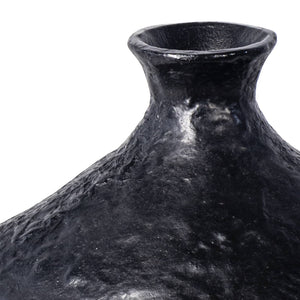 Poe Metal Vase (Black)