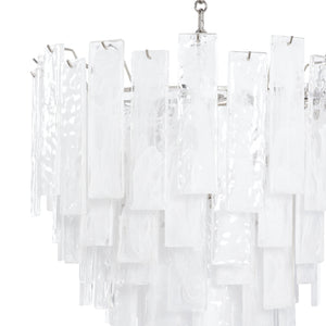 Glacier Chandelier Small (Polished Nickel)