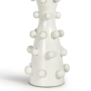 Pom Pom Ceramic Table Lamp (White)