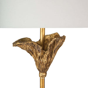 Monet Table Lamp - Antique Gold Leaf