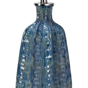 Antigua Ceramic Table Lamp (Blue)