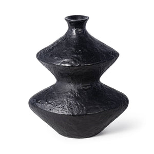 Poe Metal Vase (Black)