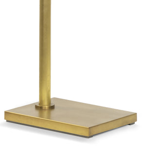 Noble Floor Task Reading Lamp (Natural Brass)