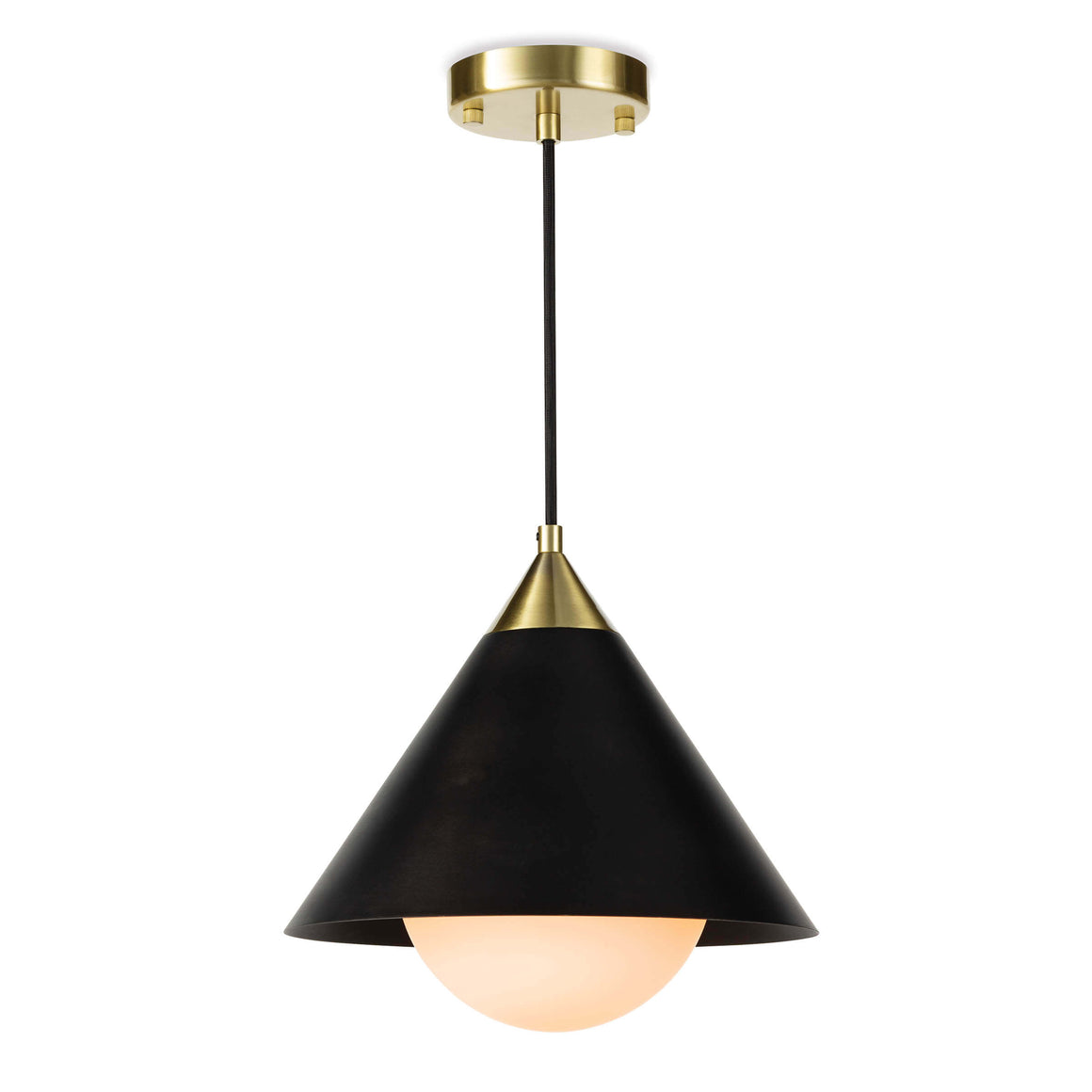 Floyd Pendant (Blackened Brass and Natural Brass)