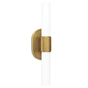 Dixon Sconce Double (Natural Brass)