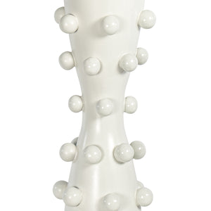 Pom Pom Ceramic Table Lamp (White)