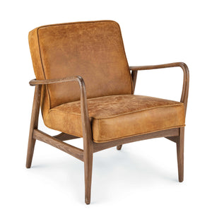 Regina Andrew Surrey Leather Chair (Brown)