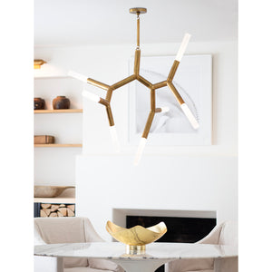 Traveler Chandelier (Natural Brass)