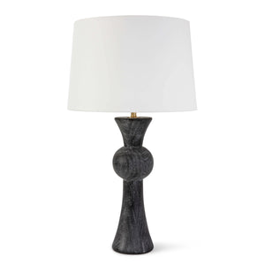 Vaughn Wood Table Lamp (Limed Oak)