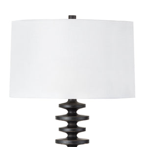 Fishbone Buffet Table Lamp (Ebony)