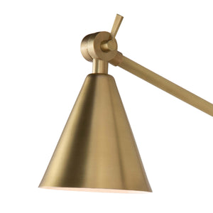 Sal Task Sconce (Natural Brass)