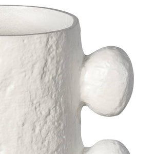 Sanya Metal Vase Small (White)