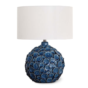Coastal Living Lucia Ceramic Table Lamp (Blue)