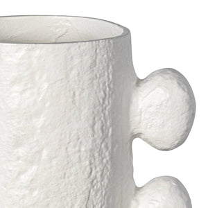 Sanya Metal Vase Large (White)