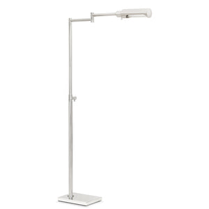 Noble Floor Task Reading Lamp (Polished Nickel)