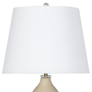 June Ceramic Table Lamp (Ivory)