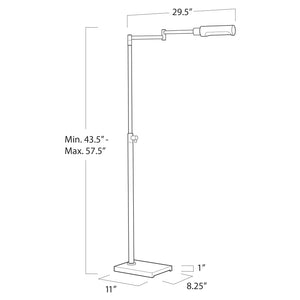 Noble Floor Task Reading Lamp (Oil Rubbed Bronze)