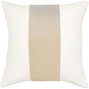 Ming Birch Cement Velvet Band Pillow