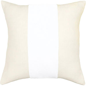 Ming Birch White Velvet Band Pillow