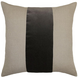 Ming Linen Metal Velvet Band Pillow