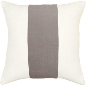 Ming Birch Asphalt Velvet Band Pillow