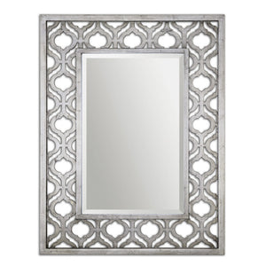 Mirrors - Silver Leaf Moroccan Mirror