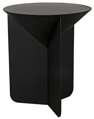 Lora Side Table - Black Metal