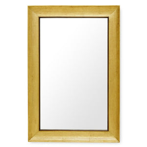 Large Hand Hammered Rectangular Mirror – Antique Brass | Melinda Collection | Villa & House