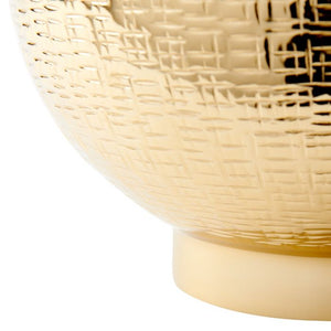 Medium Cache Pot in Brass Finish | Mali Collection | Villa & House