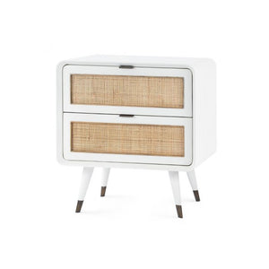 2-Drawer Side Table - White | Malmo Collection | Villa & House