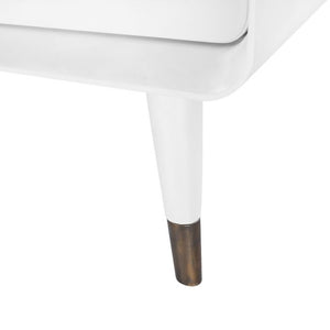 2-Drawer Side Table - White | Malmo Collection | Villa & House