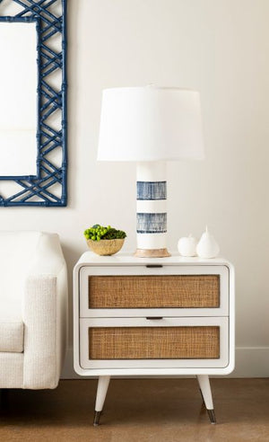 2-Drawer Side Table - White | Malmo Collection | Villa & House