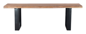 Louisa Bench Natural & Black