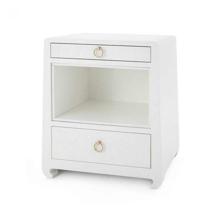 2-Drawer Side Table - White | Ming Collection | Villa & House