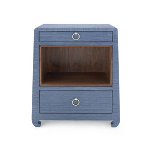 2-Drawer Side Table - Navy Blue | Ming Collection | Villa & House