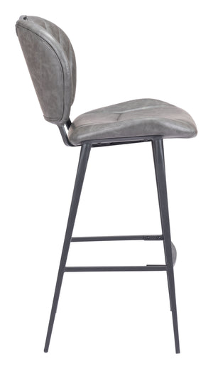 Terrence Bar Chair Vintage Gray