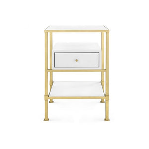 1-Drawer Side Table - White | Marcel Collection | Villa & House