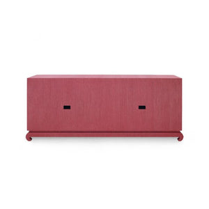 Extra Large 4-Door Cabinet - Red | Meredith Collection | Villa & House